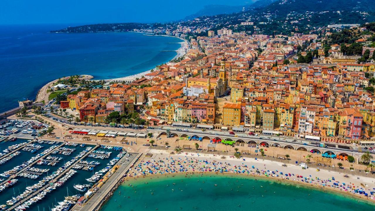 Superbe 2 Pieces Neuf A 100M De La Plage Ментона Экстерьер фото